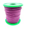 На катушке Медный провод 28AWG 100м 0,08 кв.мм (16*0,08мм) (сиреневый, UL3135) LFW-28V в мягкой силиконовой изоляции фото 4