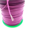 На катушке Медный провод 28AWG 100м 0,08 кв.мм (16*0,08мм) (сиреневый, UL3135) LFW-28V в мягкой силиконовой изоляции фото 2