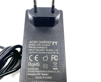 Зарядное устройство 21В 3А (5S Li-ion) YHY-21003000