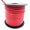 На катушке Медный провод 16AWG 75м 1,27 кв.мм (252*0,08мм) (красный, UL3135) LFW-16R в мягкой силиконовой изоляции