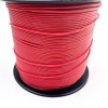 На катушке Медный провод 24AWG 300м 0,2 кв.мм (40*0,08мм) (красный, UL3135) LFW-24R в мягкой силиконовой изоляции