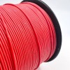 На катушке Медный провод 24AWG 300м 0,2 кв.мм (40*0,08мм) (красный, UL3135) LFW-24R в мягкой силиконовой изоляции фото 0