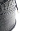 На катушке Медный провод 24AWG 300м 0,2 кв.мм (40*0,08мм) (черный, UL3135) LFW-24B в мягкой силиконовой изоляции фото 1