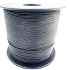 На катушке Медный провод 24AWG 300м 0,2 кв.мм (40*0,08мм) (черный, UL3135) LFW-24B в мягкой силиконовой изоляции