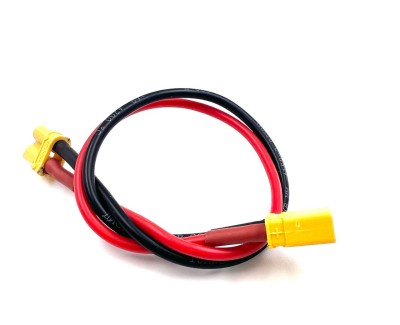 Удлинитель Amass XT30U-M -> XT30U-F с силиконовым проводом 18AWG, 200мм