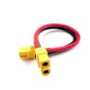 Удлинитель Amass XT60-F -> XT60-F с силиконовым проводом 12AWG, 200мм фото 1