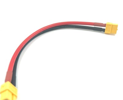 Удлинитель Amass XT60-F -> XT60-F с силиконовым проводом 12AWG, 200мм