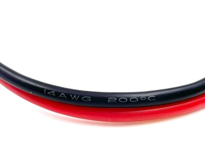 Удлинитель Amass XT60-F -> XT60-F с силиконовым проводом 14AWG, 200мм