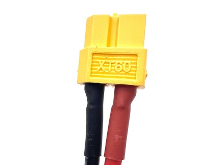 Удлинитель Amass XT60-F -> XT60-F с силиконовым проводом 14AWG, 200мм