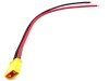 Разъем питания Amass XT30U-M с силиконовым проводом 18AWG, 150мм