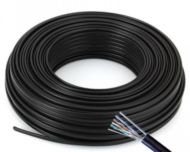 Провод RVVP 6x0.2 мм², черный