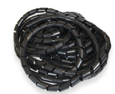 Бандаж спиральный Ø10 мм, черный