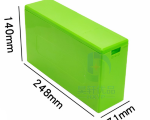 Корпус пластиковый 250*72*144 - О (зеленый), LFC - 6337