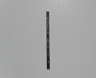 Лента стальная никелированная 7мм х 0,2мм ( с прорезями)