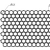 Холдер модульный, гексагон 120*21700  (d21.7) матрица 10*12 фото 0