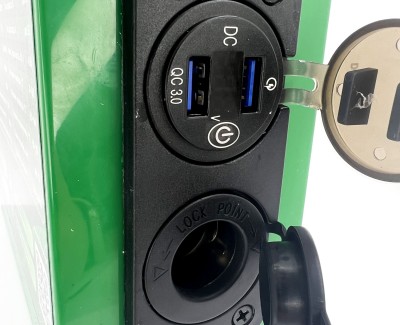 Аккумулятор 12В 30Ач LF-1230-14801 с универсальным модулем (LiFePO4, 4S2P, c USB, прикуриватель, P)