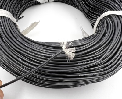 18AWG 0,75 мм² Медный провод в силиконовой изоляции (желтый, UL3135) LFW-18Y