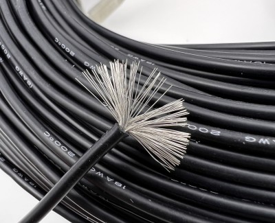 18AWG 0,75 мм² Медный провод в силиконовой изоляции (зеленый, UL3135) LFW-18G