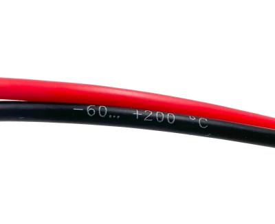 Разъем питания Amass XT30U-M с силиконовым проводом 18AWG, 150мм