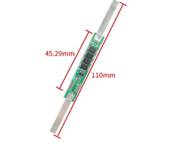 Плата BMS\PCM 1S Li-FePO4  JH-88586/JH-886109  (2.1-3,7V, 6A)