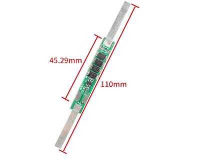 Плата BMS\PCM 1S Li-FePO4  JH-88586/JH-886109  (2.1-3,7V, 6A)