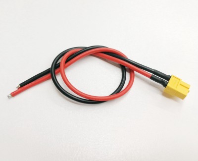 Разъем питания Amass XT60-F с силиконовым проводом 14AWG, 300мм