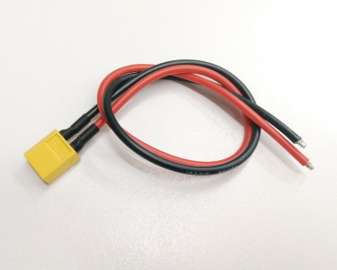 Разъем питания Amass XT60-M с силиконовым проводом 14AWG, 500мм