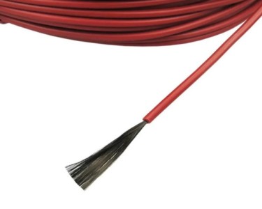 Греющий кабель в силиконовой изоляции (5 Ом/м, красный) LFH-10695s