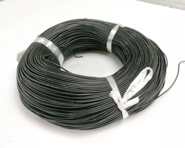 24AWG 0,2 мм² Медный провод в силиконовой изоляции (черный, UL3135) LFW-24B