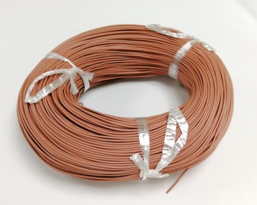 26AWG 0,14 мм² Медный провод в силиконовой изоляции (коричневый, UL3135) LFW-26Br