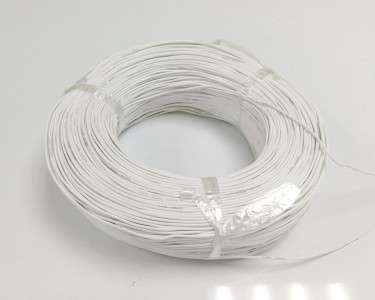 24AWG 0,2 мм² Медный провод в силиконовой изоляции (белый, UL3135) LFW-24W