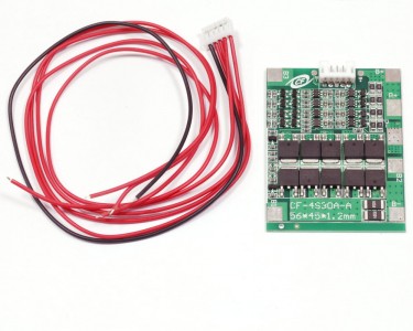 Плата BMS\PCM 4S LiFePO4 BW-4S-S30A\HX-4S-F30A (2.1-3.65V, 30~56A, балансировка, симметрия)