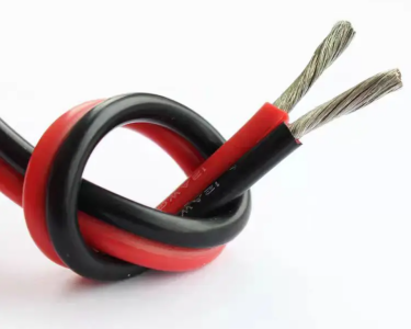 Сдвоенный медный провод 12AWG 2*3,4 мм² (чёрный+красный, UL3135) LFW-2*3,4BR