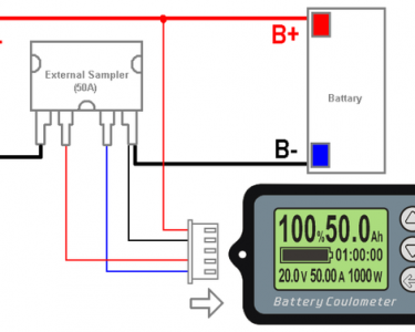 LCD ваттметр TС15 (100В 100A) + кабель 2м