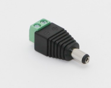 Разъем DC 2,1*5,5 (5А, штекер-клеммник)