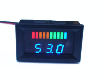 Цифровой вольтметр H27V2, 7-100V (красный)