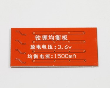 Плата балансировки 1-4S 1500мА LiFePO4 HCEB-1500 (3,6-1,5В)