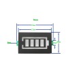 Индикатор емкости (заряда) батареи 48В (LF05) фото 1