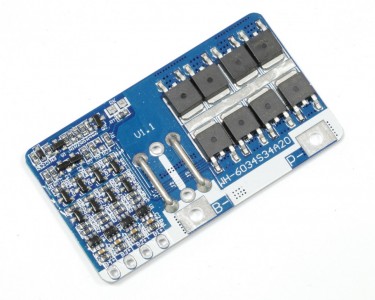 Плата BMS\PCM 4S Li-Ion WH-6034S34A20-4 (2.5-4.25V, 20~50A, симметрия)