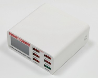Зарядная станция WLX-896 USB2.0 (5xUSB 5V/8A, 1xUSB QC3.0)
