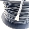 На катушке Медный провод 15AWG 100м 1,5 кв.мм (300*0,08мм) (черный, UL3135) LFW-15B в мягкой силиконовой изоляции фото 2