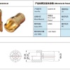 Разъем Amass GC6010-M/AM-1006A/"Банан" (вилка, 60А, D=6.0мм) фото 0