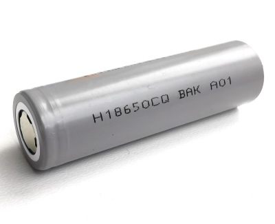 Li-Ion 3.6V, BAK H18650CQ, 2550 мАч (аккумулятор литий-ионный, 18650)