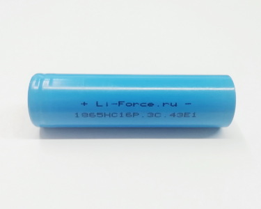 LiFePO4 3.2V, Li-Force 18650-HC16, 1600 мАч (аккумулятор литий-железо-фосфатный, 18650)