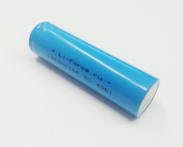 LiFePO4 3.2V, Li-Force 18650-HC16, 1600 мАч (аккумулятор литий-железо-фосфатный, 18650)
