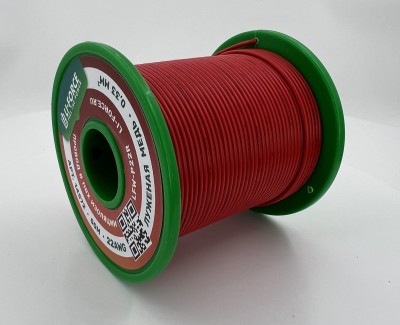 22AWG 50м ПВХ медный провод 0.33 мм² на катушке (красный, UL-1007) LFW-P22R