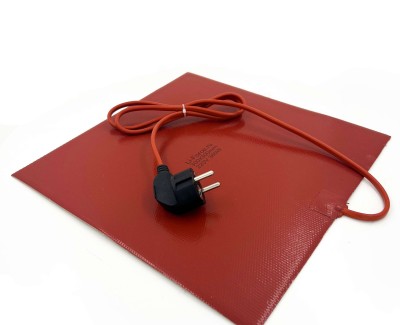 Нагревательная пластина 300x300мм (220V-360W/h4, силиконовая) LFH-14393sg на клейкой основе