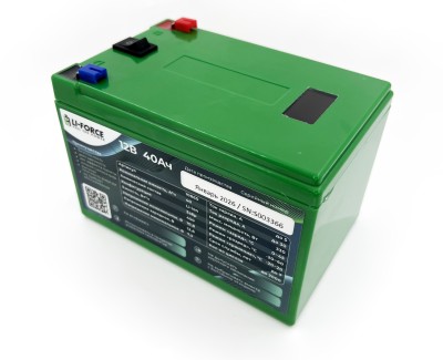 Аккумулятор 12В 40Ач LF-1240-10860 (Li-Ion, 3S8P, BAK N21700CG-50, Smart, OLED, P)