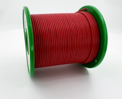 22AWG 50м ПВХ медный провод 0.33 мм² на катушке (красный, UL-1007) LFW-P22R