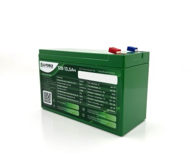 Аккумулятор 12В 13,5Ач LF-1213-12047 (LiFePO4, 4S3P, CBAK 26700FB2, P)